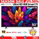 ULTRA HD HDR 50 INCH 4K UHD Smart TV NETFLIX DOLBY Freeview Plus Linux OS USB