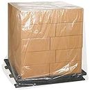 AVIDITI Shipping Pallet Covers Large 54"L x 52"W x 60"H, 100-Pack | Perforated Liners for Shipments, Warehouses and Storage