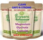 Magnesium Glycinate 650mg Veg Capsules Best Quality & Value Clean No Fillers