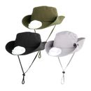 Fan Cooling Hat Portable Adjustable Summer Sun Hat for Adults Sports Fishing