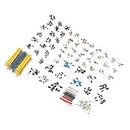 Electronic Components, Stable Performance 1400 Pcs Set Transistor Electronic Components Kit for Radio Equipment