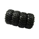 4pcs Wheels Rims Rubber Tires 12mm Hex for 1/10 Off-Road RC Rock Buggy Truck