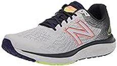 New Balance womens Fresh Foam 680 V7 Running Shoe, Arctic Fox/Outer Space/Paradise Pink, 7.5 US