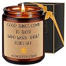 Fairy's Gift Candles - Congratulations Gifts, Job Promotion Gifts for Women Men, Friend, Coworker, Work Bestie - Funny New Job Gifts, Congrats on New Job, Congratulations on Your Promotion