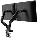 Invision Dual Arm Monitor Mount 19"-32" Screens Desk Stand Bracket with Clamp