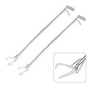Robustt Long Arm Stainless Steel Heavy Duty Picker Tool (Pack of 2) with Fixed Length Body