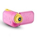 RUilY® Kids Camcorder 5MP 2.4 TFT Screen for Kids Camera (Pink)
