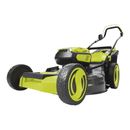 Sun Joe 24V-X2-21LMSP 21" iON+ Cordless Self-Propelled Lawn Mower with 4.0 Ah Batteries, Dual Port Charger, & Collection Bag - 48V