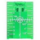 Huepar TP01G-Magnetic Floor Laser Target Plate Card with Stand for Green Beam Applications Enhancing The Visibility of Green Laser Lines or Points 1.3 Times