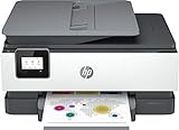 HP OfficeJet 8012e All in One Colour Printer with 6 Months of Instant Ink with HP+, Black/White
