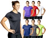 Athletic Sportswear Ladies T-Shirts Sports Gym Running Tops Fitness Yoga Shirts