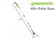 Greenworks 40v Pole Saw G40PSF