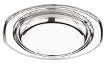 BHATI Stainless Steel Serving Plate||Oval Plate||Subzi Plate||Rice Plate||Dahi Plate||Chat Plate|| Color Sliver (2)