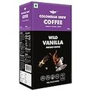 Colombian Brew Vanilla Instant Coffee Powder, No Sugar Vegan, 100g