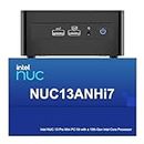 Intel NUC 13 Pro NUC13ANHi7 Arena Canyon Mini PC, i7-1360P, 32 GB di RAM, 1 TB SSD, mini computer Windows 11 Pro per aziende, uffici e case, supporto display quad 8K/4K/WiFi 6E/BT 5.3/Thunderbolt 4
