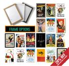 Classic Cult Movie Posters, A3 A4 Framed Film Print Options, Vintage Wall Art