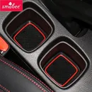 Anti-Slip Rubber Gate Slot Mat for Suzuki SX4 S-Cross 2014 2015 2016 2017 2018 Maruti SX-4 SX 4 S