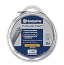 Husqvarna 639005102 string trimmer line .095-Inch 140ft spool Titanium Force, 095" x 140', Silver