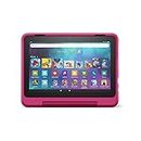 Amazon Fire HD 8 Kids Pro tablet- 2022, ages 6-12 | 8" HD screen, slim case for older kids, ad-free content, parental controls, 13-hr battery, 32 GB, Rainbow Universe