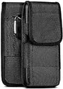 moex Agility Case für Samsung Galaxy A54 5G - Hülle mit Gürtel Schlaufe, Gürteltasche mit Karabiner + Stifthalter, Outdoor Handytasche aus Nylon, 360 Grad Vollschutz - Schwarz