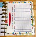 Shopping Order Tracker Dashboard Insert for use with Classic HAPPY Planner 