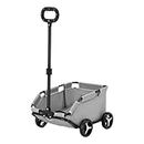 Small Pet waagon Cart, Pet waagon Garden Cart with Wheels, Pet Trolley On Wheels, Lightweight Folding Trolley Dog Cart Utility Pet waagon Garden Cart with Wheels For Camping Sports Shopping