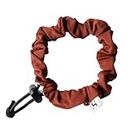 HAIRSTRONG Hair Scrunchie in Maroon, Adjustable with Toggle Hair Tie - Ouchless Cool Hair Accessories, Scrunchies for Thick Hair and All Hair Types
