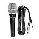 hayden BK-103 Dynamic Cardioid Vocal Microphone with 5-Meter XLR Cable, On/Off Switch, Smart Noise Reduction, Metal Body Compatible with Karaoke Machines, Singing, Speakers, Amplifiers (Black)