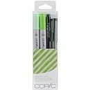 Copic Alcohol Marker Set, 4-Pieces, Green, 4 Count