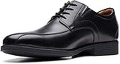 Clarks Men's Whiddon Pace Oxford, Black Leather, 10.5 Wide
