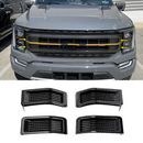 For Ford F-150 2021+ Carbon Fiber Front Grille Grill Insert Trim Accessories