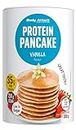 Body Attack Protein Pancake Mix-Vainilla, 1x300g-panqueques de proteína con 35%, mezcla para hornear con poco azúcar para panqueques deliciosos, en 5 minutos- para 12 panqueques