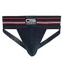 GOLBERG G Mens Jockstrap Underwear - Black - Size Large (38-42 Inch) - Athletic Supporter