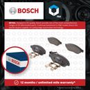Brake Pads Set fits PEUGEOT BOXER 2.2D Front 2006 on Bosch 1611457380 1611839180