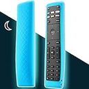 Remote Case Compatible with Vizio Smart TV Remote Control, for Vizio XRT136 LCD LED TV Remote Controller, Vizio Remote Cover Lightweight Anti-Slip Shockproof Silicone Skin Sleeve - Glow Sky Blue