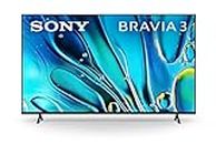Sony 65 Inch 4K Ultra HD TV BRAVIA 3 LED Smart Google TV with Dolby Vision HDR and Exclusive Features for Playstation®5 (K-65S30), 2024 Model