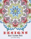 Adult Coloring Book: Designs - Paperback By Coloring, Two Hoots - GOOD
