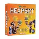 Zvata Hexpert - an Award Winning Board Game for Adults, Family and Kids 7+ Years | Fun Strategy Board Game | Multicolour