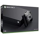Microsoft Xbox One X 1TB Solid State Drive Gaming Console with Wirless Controller - Native 4K - HDR - Enhanced by Scorpio CPU and Fast SSD - Black (Renewed)