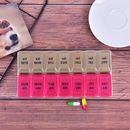 Large 7 Day Twice Daily (AM,PM) Pill Box Medicine Organiser With 14 Compartme_jr