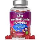 Multivitaminico Bambini Caramelle Gommose | 60 Gummies al Gusto di Fragola | 14 Nutrienti Essenziali con Vitamina A, B12, C, D e Zinco | Kids Multivitamin | di Horbaach