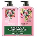 Herbal Essences Smooth Collection Shampoo and Conditioner Bundle, 865 mL each, Pink