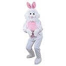 White Bunny Rabbit Mascot - Adult Costume Adult - One Size