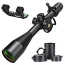 WestHunter Optics HD-N 6-24x50 FFP Scope, 30 mm Tube First Focal Plane Etched Glass Reticle 1/8 MOA Precision Shooting Scopes | Picatinny Kit A-1