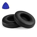 Yizhet Replacement Earpads Compatible with Beats Solo 2 Solo 3 Wireless & Wired Bluetooth Headphones Replacement Ear Pads Ear Cushion Protein Leather & Foam (1 Pair, Black)