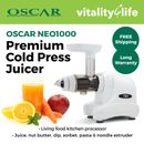 NEW Oscar Neo DA-1000 Slow Cold Press Juicer Extractor - White