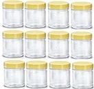 Sunpet Polyurethane Jar Set - 250 Ml, 12 Pieces, Clear, Yellow, 250 Milliliter