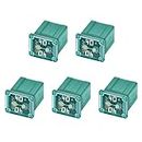 5 Pack Low Profile Mini Jcase Fuse 40 Amp Compatible for Ford Chevy/GM Nissan Toyota Pickup Trucks Cars and SUVs
