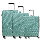 American Tourister Kamiliant Hard Trolley Bags Set of 3 (Cabin 20", Medium 24", Large 28") | 360* Rotation Luggage Suitcase Bag Easy to Drag with 4 Wheels (Grey)