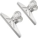 Extra Large Bulldog Clips, Coideal 2PCS 7.8 Zoll Silver Tone Metal File Binder Clamps Clips for Home Office School Supplies